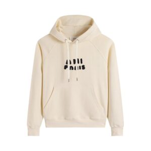 AMI Paris Off-White Hoodie