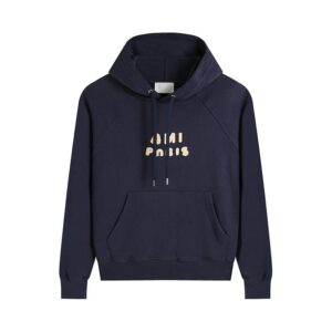 AMI PARIS Navy Hoodie