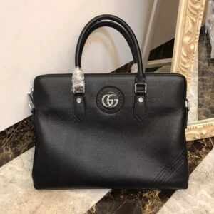 Gucci Business Black Briefcase