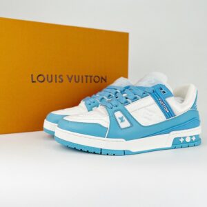 Louis Vuitton Trainer Black Trendy Shoes