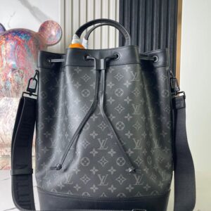 Louis Vuitton Monogram Bucket Bag Black