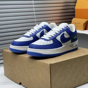 Louis Vuitton Trainer Sequined Blue Sneakers