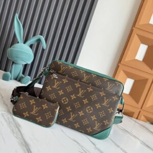 Louis Vuitton Monogram Brown-Green Crossbody Bag