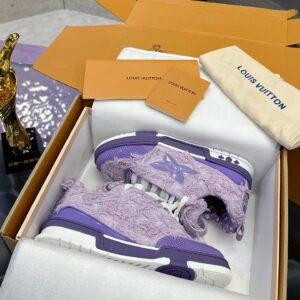 Louis Vuitton Trainer Cow Print Sneakers