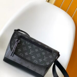 Louis Vuitton Monogram Gray-Black Crossbody Bag