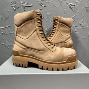 Balenciaga Khaki Work Boots